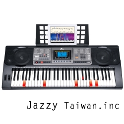 JAZZY JZ-680 魔光電子琴61鍵鋼琴力道+力度感應可麥克風、手機、MIDI