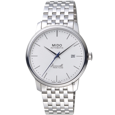 MIDO 美度 官方授權 Baroncelli 永恆復刻超薄機械錶 開學換新季 送禮推薦-39mm M0274071101000