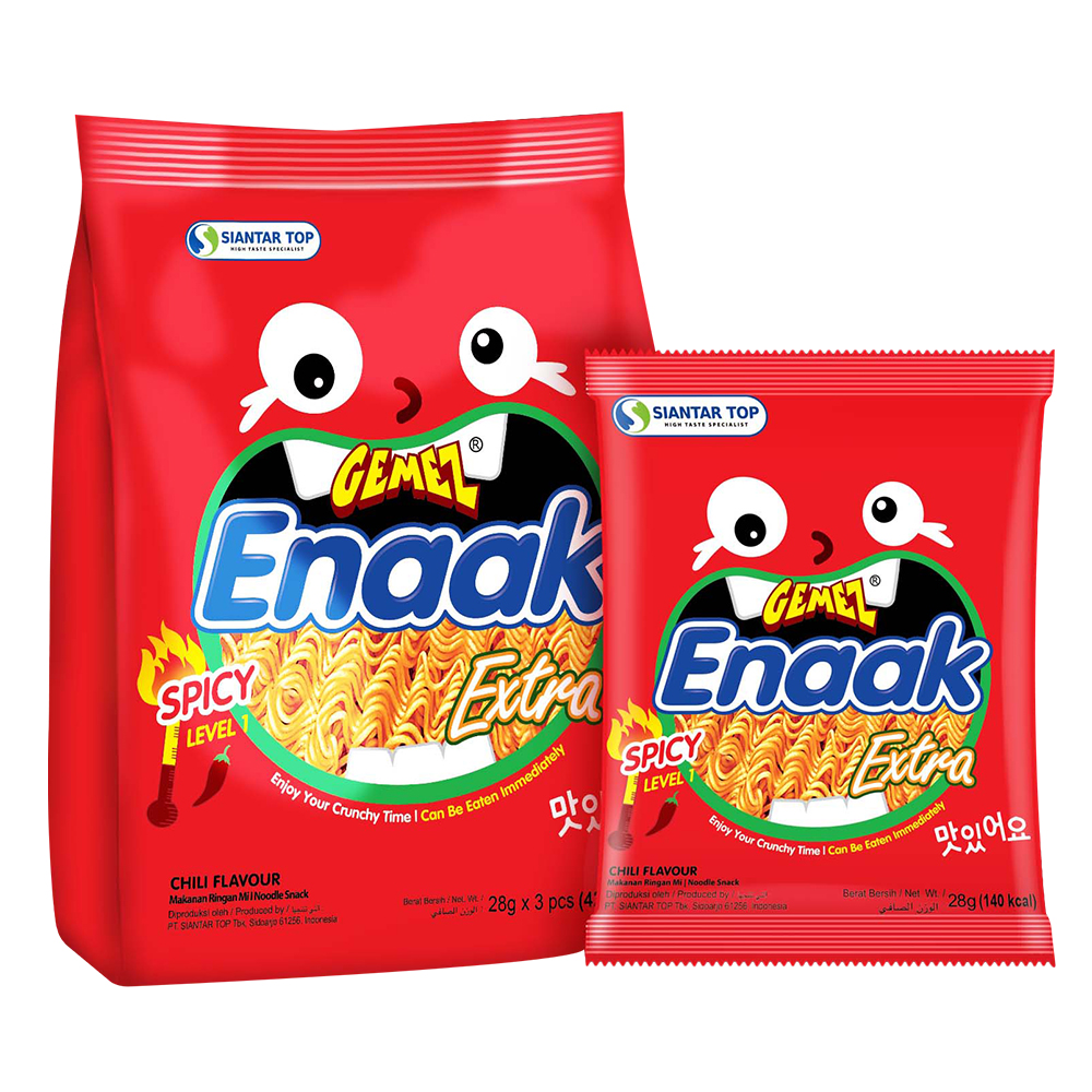 Gemez Enaak 韓式小雞麵-香辣味(28gx3包)