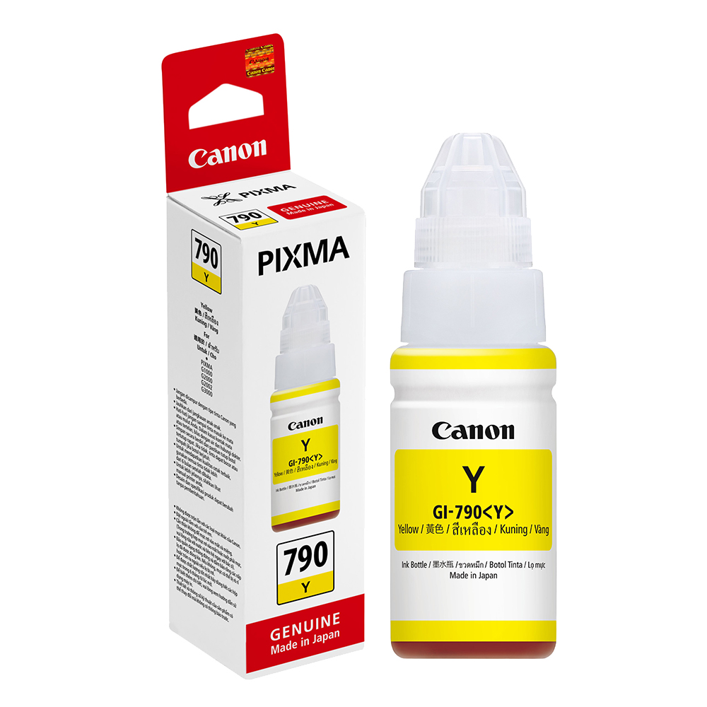 Canon GI-790Y G3000/G4000 原廠黃色墨水匣(G系列)