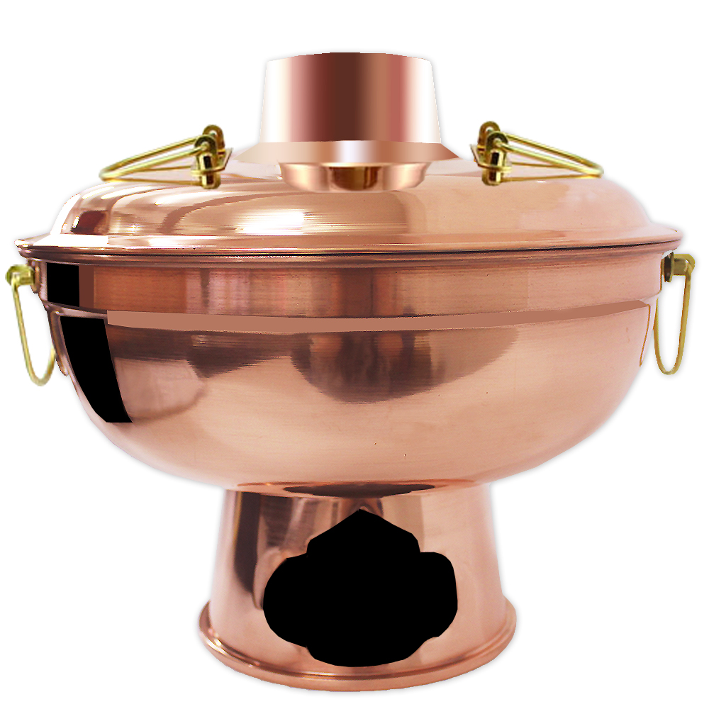 銅鍋　大鍋 三零四嚴選】煙囪銅火鍋(大)(33CM/6~10人份) | 湯鍋26cm以上| Yahoo