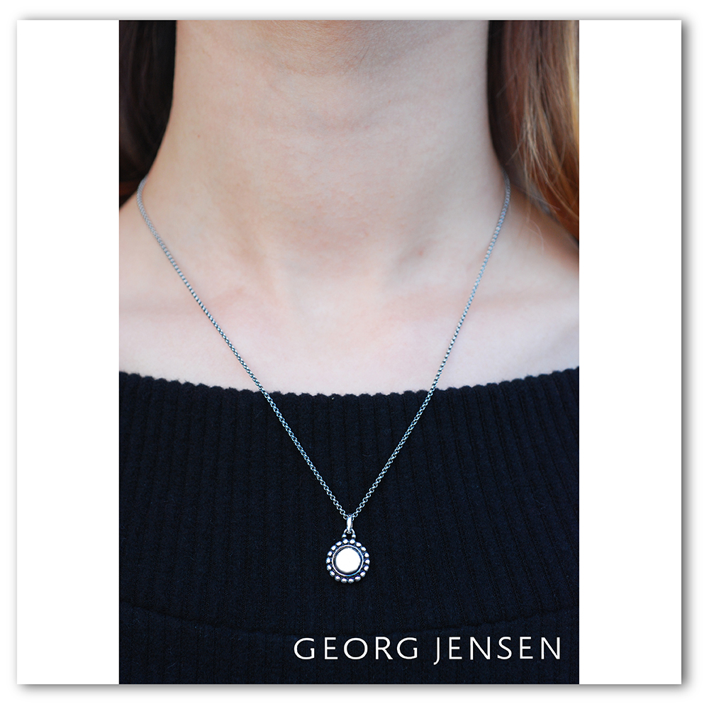 【純銀】銀盃 純銀 約92g Georg Jensen 喬治傑生551L MOONLIGHT GRAPES純銀項鍊| 項鍊