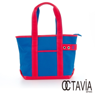 OCTAVIA 8 - EASY系列 雙彩帆布 SUPER TOTE包 - Super藍