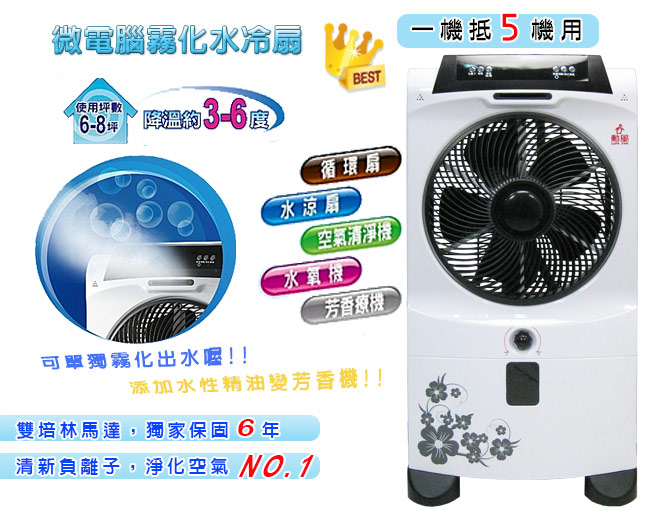 冷風扇2台 勳風微電腦霧化水冷扇(HF-5092HC) | 水冷/霧化扇| Yahoo購物中心