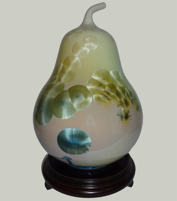 Yahoo購物中心 【新品未使用】台湾陶芸家 彭文雄 御寶結晶釉 茶碗