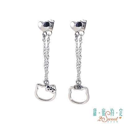 甜蜜約定 HelloKitty 想念妳白鋼耳環
