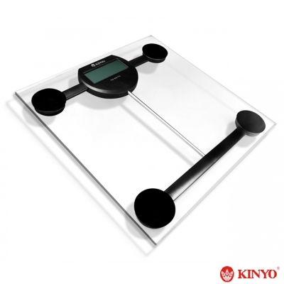 【KINYO】晶透電子體重計(DS-6576)