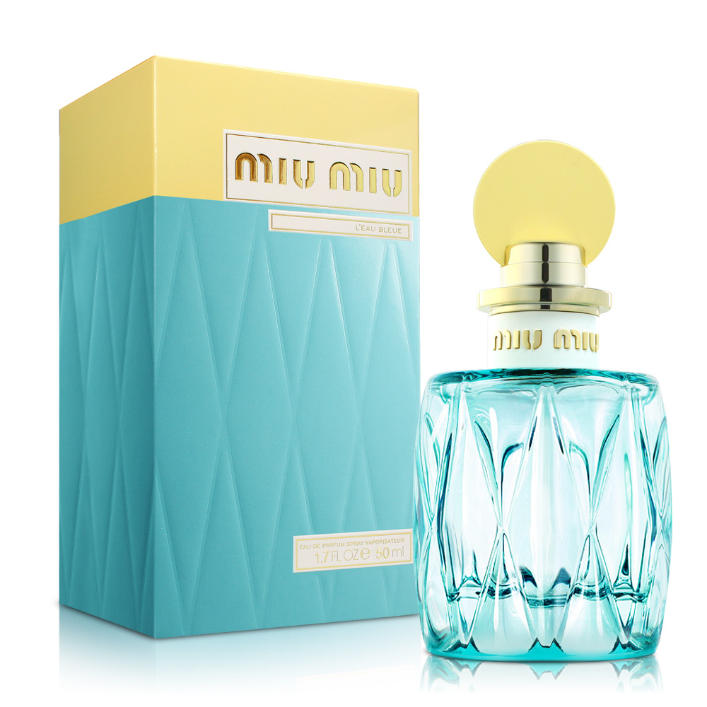 【美品】Miu Miu L'Eau Bleue 50ml 香水 公式】ミュウミュウ ロー ブルー オードパルファム｜MIUMIU