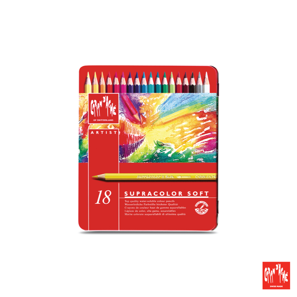 CARAN d'ACHE 卡達- 專業系列水溶性色鉛筆18色| 美術/繪畫用品| Yahoo