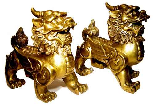 開運陶源【貔貅】招財鎮宅銅雕一對| 貔貅| Yahoo購物中心
