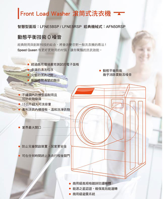 Speed Queen皇后 LFNE5RSP - 詳情5