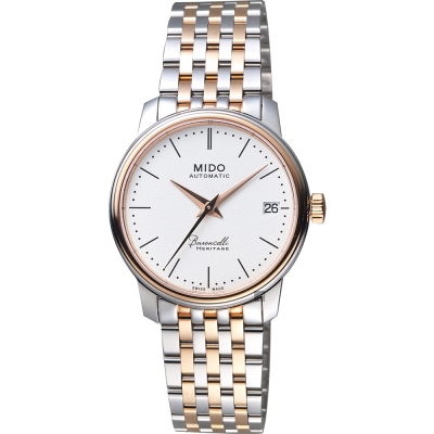 MIDO 美度 官方授權 Baroncelli III 永恆機械女錶 開學換新季 送禮推薦-33mm M0272072201000