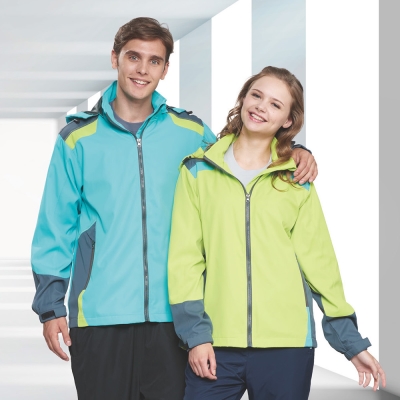 【Sunrise】中性款貼合透氣休閒外套(99318)草綠