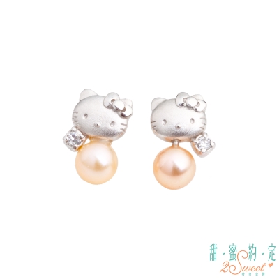 甜蜜約定 HelloKitty 寵愛kitty純銀耳環