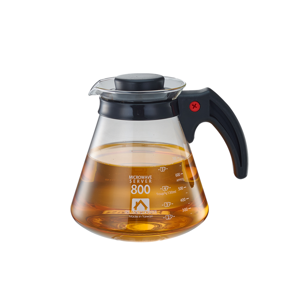 Glasshouse 台製耐熱玻璃壺/咖啡壺/花草茶壺800ml(C800) | 冷水壺