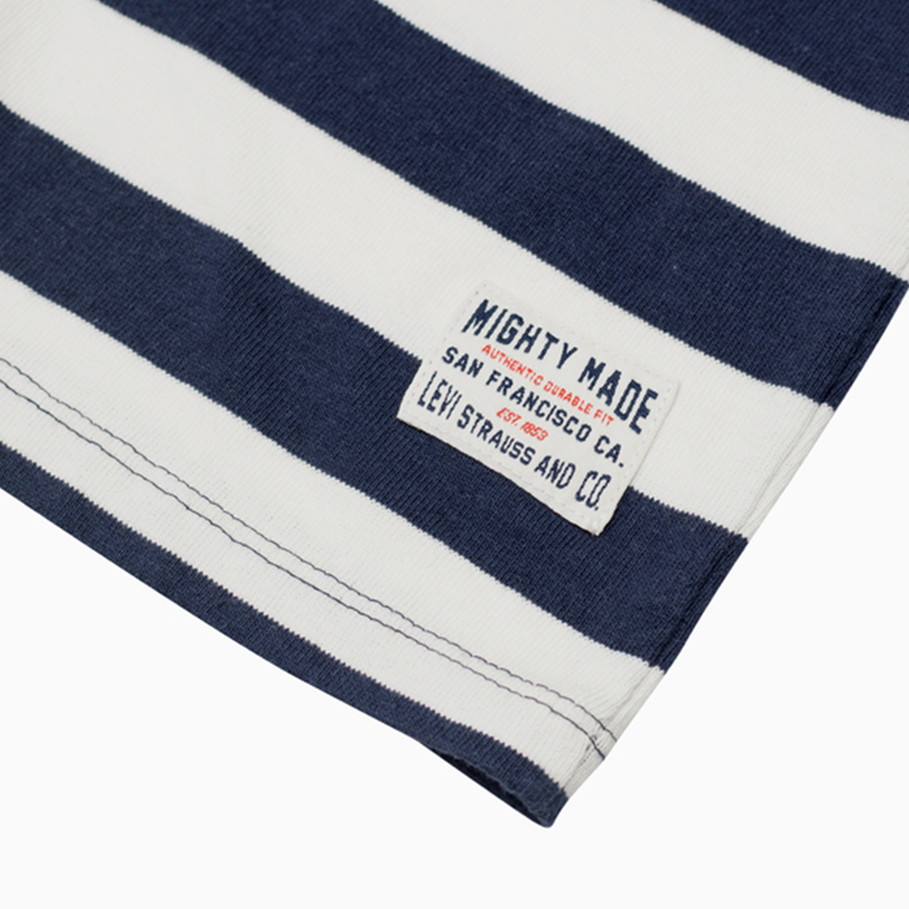Levis 短袖棉TEE 藍白相間| T恤| Yahoo購物中心