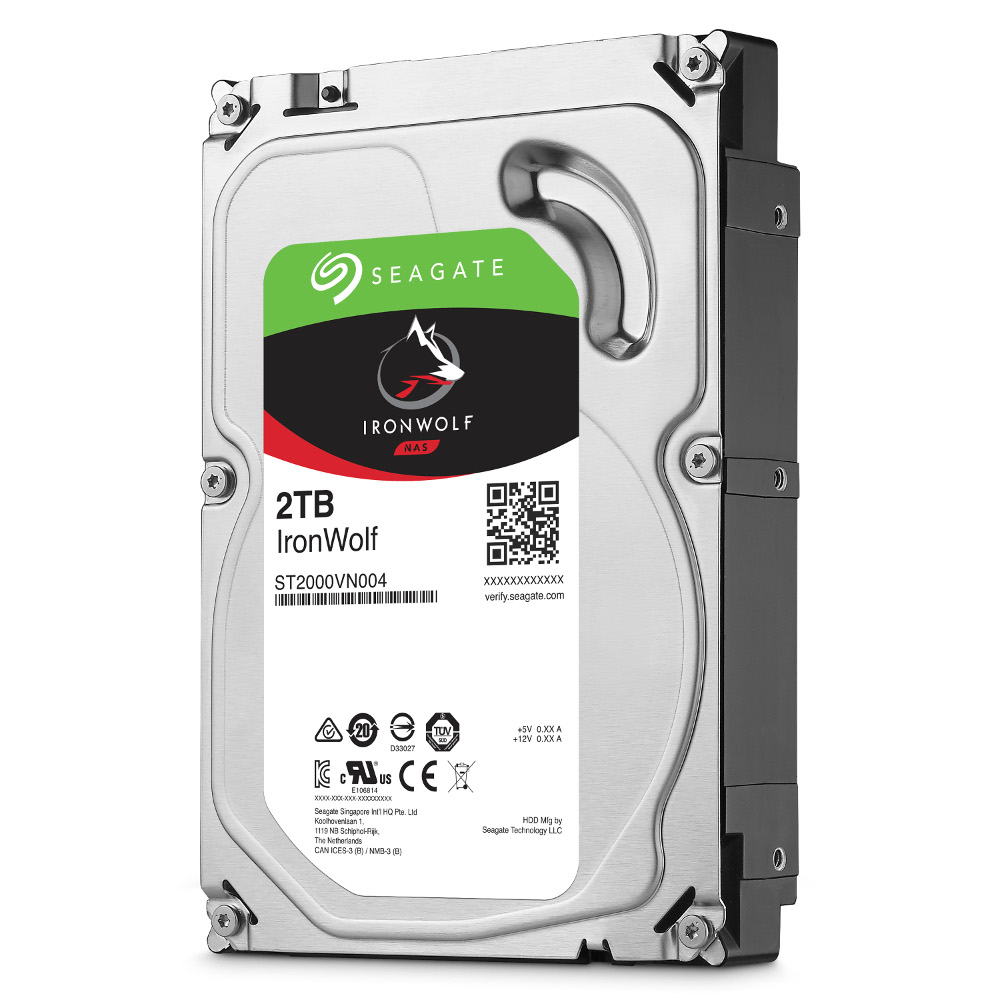 Seagate IronWolf 2TB 3.5インチ HDD NAS專用 Seagate 那嘶狼IronWolf 3.5吋2TB NAS專用硬碟ST2000VN004-3Y/P | 企業