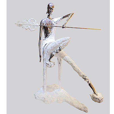 子問 限量原作 不鏽鋼(白鋼)~如願 (地藏王菩薩)~~(大件)