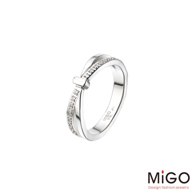 MiGO 相遇白鋼女戒指