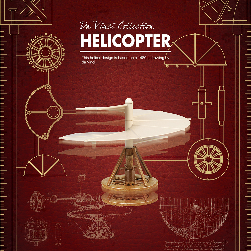 賽先生科學收藏達文西螺旋直升機| 科學玩具| Yahoo購物中心