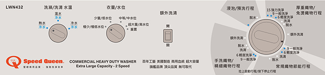 Speed Queen皇后 LWN432SP - 詳情8