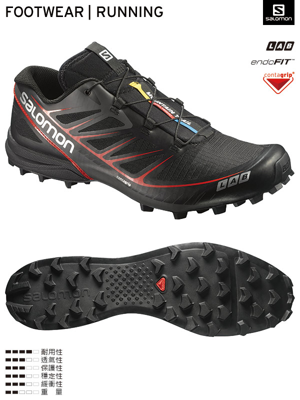 Salomon 野跑鞋男S-LAB SPEED 黑紅| 野跑鞋| Yahoo購物中心