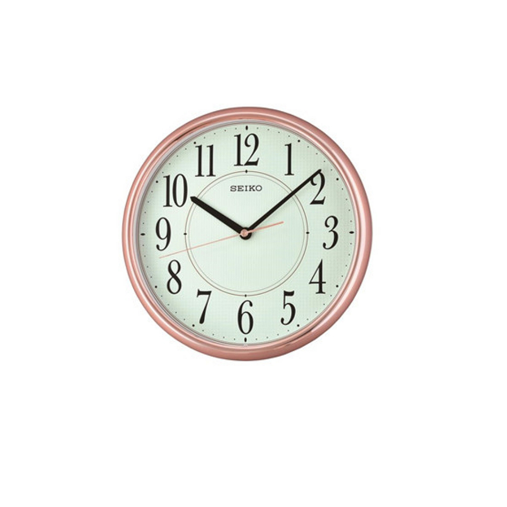 SEIKO 日本精工夜光掛鐘時鐘(QXA671P)-玫瑰金框/28cm | SEIKO | Yahoo