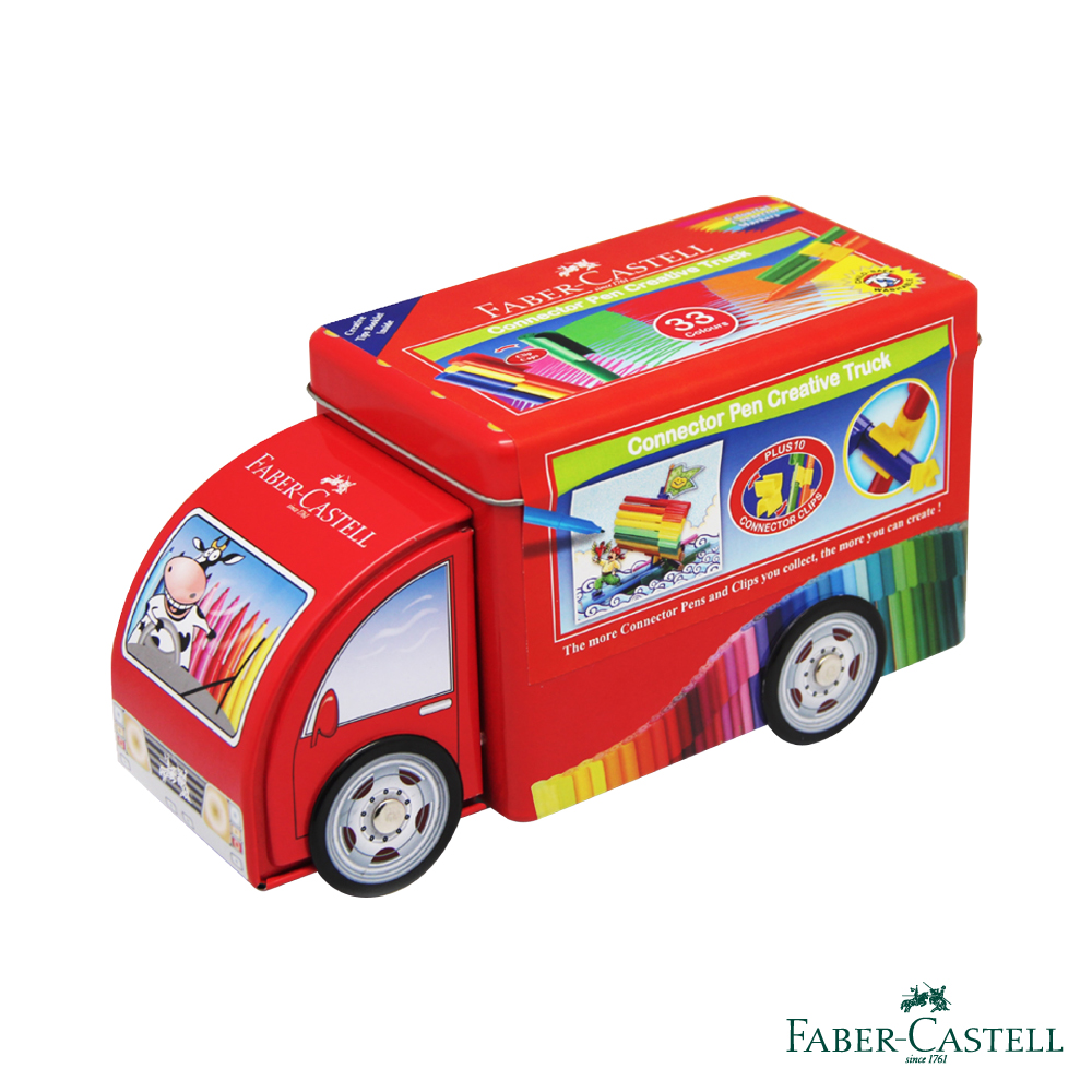 Faber-Castell 紅色系33色卡車連結彩色筆| 筆| Yahoo購物中心