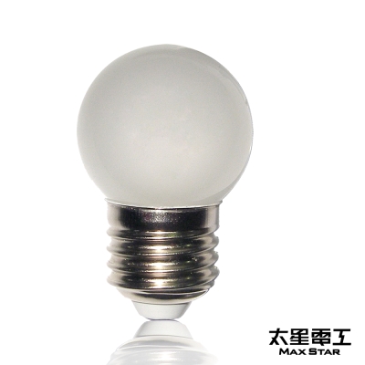 太星電工 觀自在LED磨砂燈泡E27/0.5W/暖白光 ANA526L