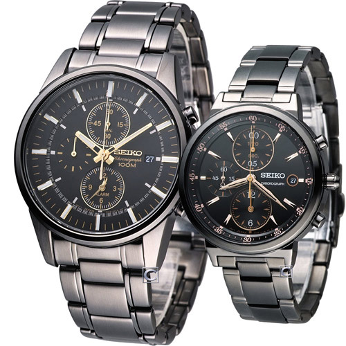 SEIKO 精工一見頃心時尚對錶(7T62-0LD0SD)(7T92-0RS0SD) | 對錶| Yahoo