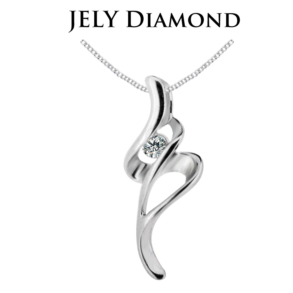 JELY 綺麗旅程 約3分天然真鑽項鍊