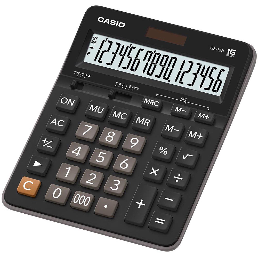 CASIO 16位元桌上型大螢幕計算機-(GX-16B) | 商用桌上型| Yahoo購物中心