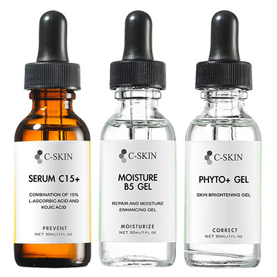 C SKIN 杜克 C-Skin杜克 C15+雙效美白色修淡斑組30ml