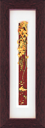 開運陶源純金雅緻系列【怡然自樂】金箔畫| 開運畫作| Yahoo購物中心