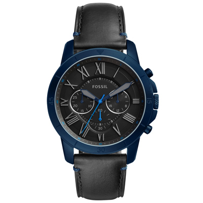 FOSSIL 古典伯爵三環計時腕錶(FS5342)-44mm