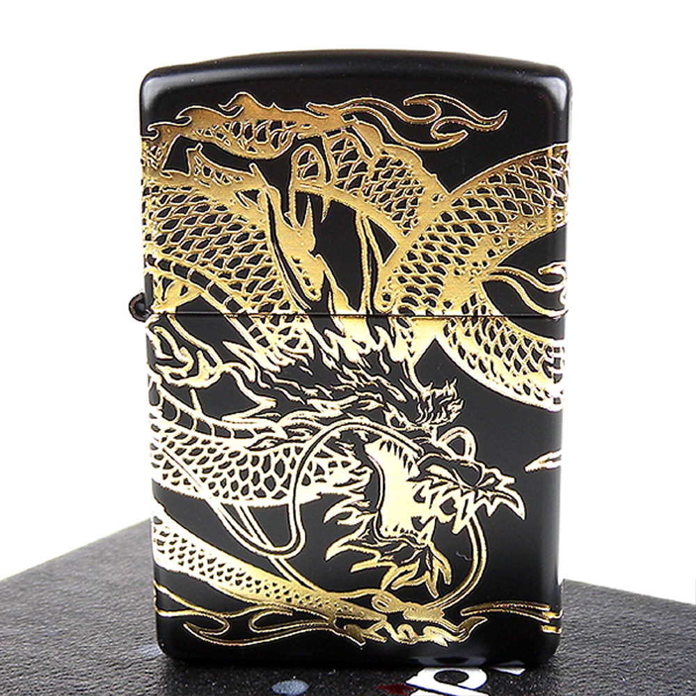 ZIPPO】日系~龍驤虎視-四面連續加工打火機(龍驤黑金款) | 日用雜貨